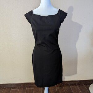 Three Pink Hearts Black Summer Dress